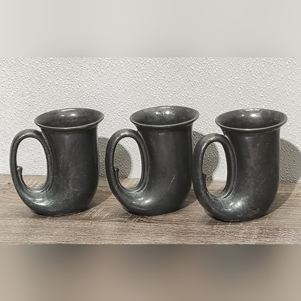 Vintage- Pewter Beer Steins (Set of 3)